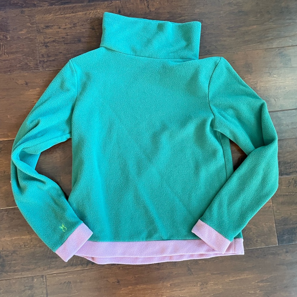 Dudley Stephens Tuckernuck Hunter Green Mauve Colorblock Park Slope